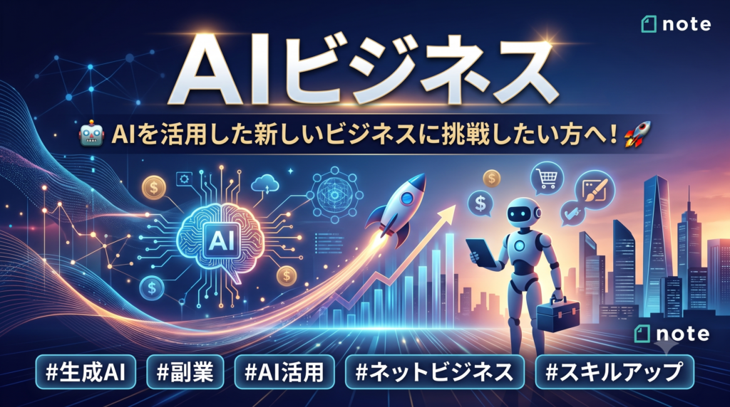 AIを活用した新しいビジネスに挑戦したい方へ